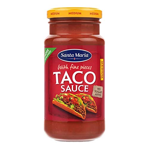 Taco Sauce | Santa Maria | Salsa De Taco Mediana | Peso total 230 gramos