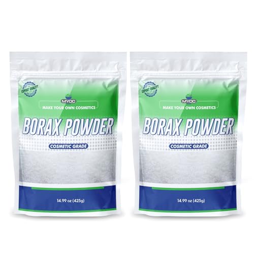 Myoc Borax Powder - 425 Oz, Borax Powder Bulk, Borax Powder for Laundry, Borax Powder for Hand Cleaner & Soap, Borax Powder for Slime, Borax for Washing Powder, Borax Powder for Laundry PO2