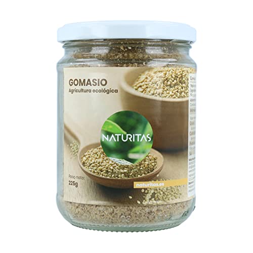 Gomasio bio 225 g Naturitas | Efecto antioxidante | Mantenimiento de los huesos | Mantenimiento del sistema nervioso