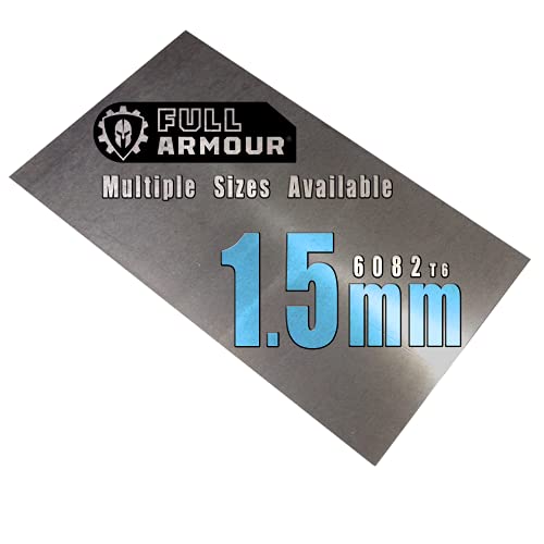Placa de aluminio de 1,5 mm - 300 mm x 200 mm (30cm x 20cm)