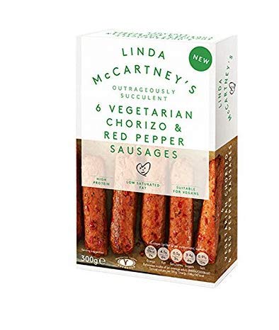 LINDA McCARTNEY’s Chorizo Vegetariano y Salchichas de Pimienta Roja (VEGANO) 300GR