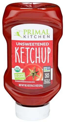 Primal Kitchen Ketchup sin azúcar, 18.5 onzas