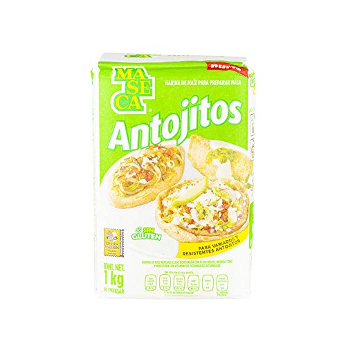 Harina de maíz para Antojitos, país de origen México, paquete de 1 kg - Harina MASECA Antojitos 1 kg