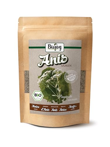 Biojoy Semillas de Anís orgánico (250 gr), naturales, sin aditivos