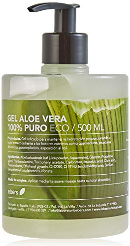 Ebers Aloe Vera Gel 100% Puro - 500 ml