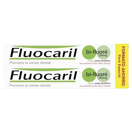 FLUOCARIL Bifluori Fluore B.Pa, Blanco, 125 ml (Paquete de 2)