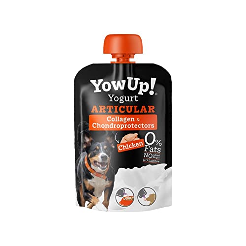 Yogur Natural para Perros YowUp de Pollo Especial ARTICULACIONES Sin Lactosa | Snack de Yogurt | ANIMALUJOS (Caja 10 Unidades)