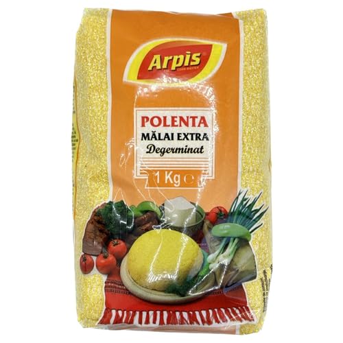 Harina de Maíz Malai - Polenta Precocida - 1kg - Propiedades Antioxidantes - Alternativa Saludable a la Pasta - Preparación Rápida - 100% Vegana