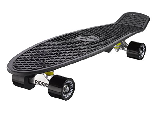 Ridge Origina 27' Nickel Cruiser Skateboard, Unisex-Youth, Negro, 69 cm