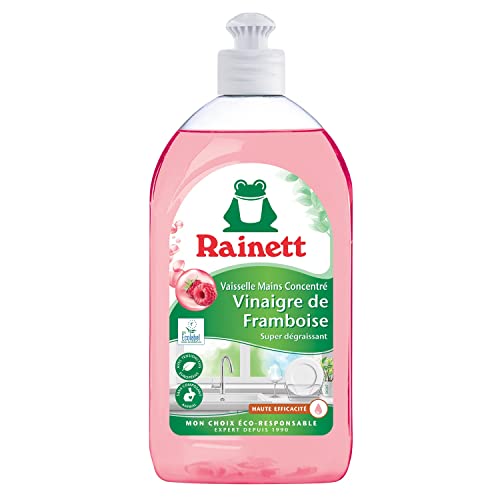 Rainett - Líquido para vajilla ecológica (500 ml), color rosa