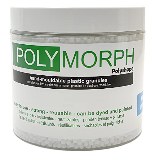 Polyshape - Plástico polimórfico moldeable a mano, bote de 500 g