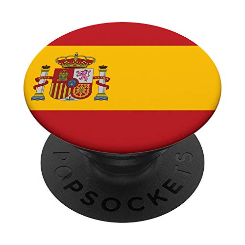 Bandera de España en amarillo y rojo AFB4193 PopSockets PopGrip: Agarre intercambiable para Teléfonos y Tabletas