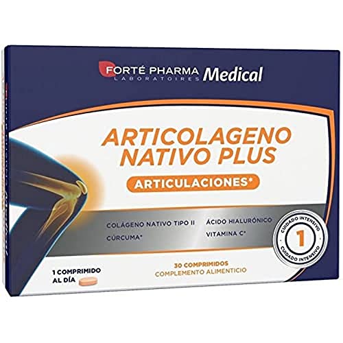 Forté Pharma 193012.5 Medical Articolágeno Nativo Plus Articulaciones, 30 comprimidos