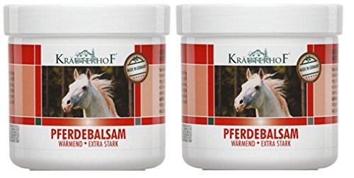 Kräuterhof - Bálsamo para caballos extrafuerte (2 unidades de 250 ml, total 500 ml)