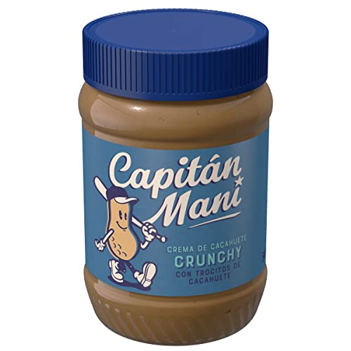 Capitán Maní: Crema de cacahuete crujiente 510 gramos