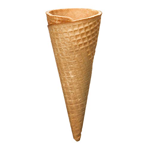 Cono de Helado | 130xØ50mm | 42 pieza | para 1-2 cucharadas de helado: gofres crujientes de helado en las mejores heladerías | Cucuruchos