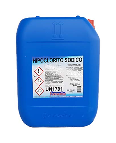Hipoclorito Sódico Piscinas/Cloro Liquido 14% 25 Kg.