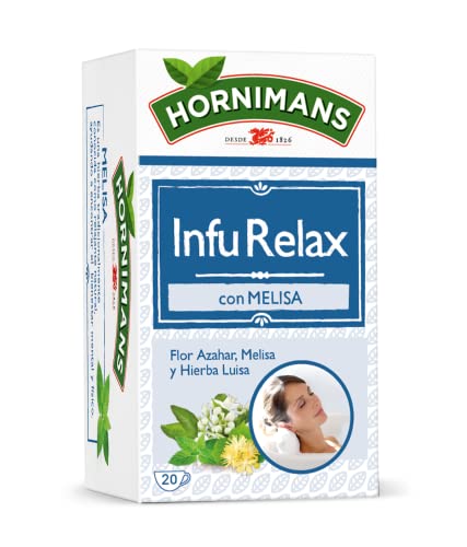Hornimans Infu Relax | Infusión con Melisa 100% Natural | 20 bolsitas | Sin Teína