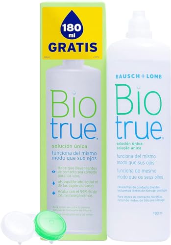 BAUSCH + LOMB - Biotrue Solución Única - 300 ml + 180ml gratis