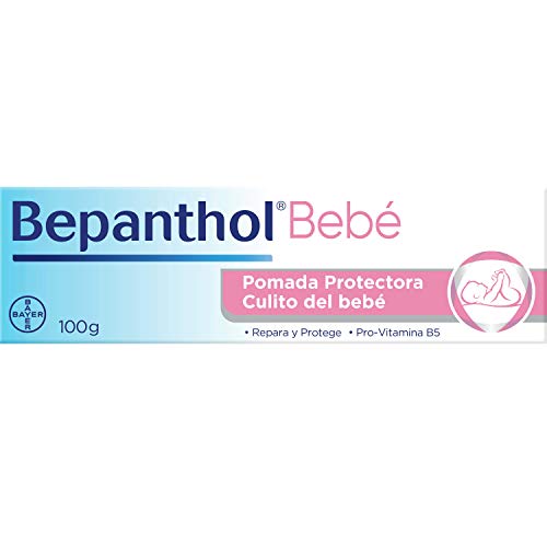 Crema Culito Bebe - Bepanthol Bebé Pomada Protectora con Pro-Vitamina B5 - Crema para Irritaciones - Crema Pañal - Crema Bebe Recién Nacido - 100 g