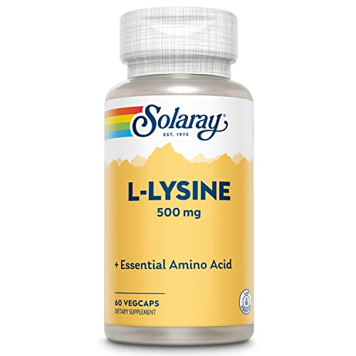 Solaray L-Lysine 500mg | L-Lisina | 60 VegCaps