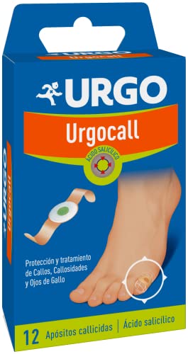 Urgo - Urgocall - Para callos instalados y dolorosos – Con ácido salicílico - Caja de 12 apósitos