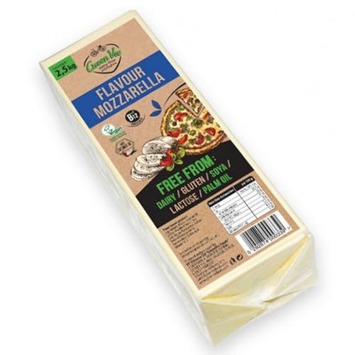 GreenVie Queso Mozzarella Bloque vegano 2,5 KG
