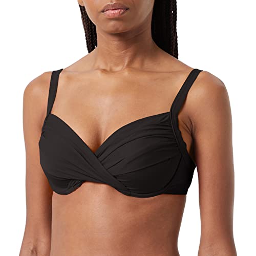 Livia Saskia C LAVAND Tops de Bikini, Noir (Noir Wonder/Barbuda 41E01), 90C para Mujer