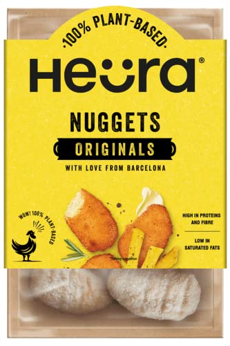 Heura Nuggets 180g | 100% Vegetales | Sin Gluten | Plant Based |Sin Soja | Vegano | Pack de 2