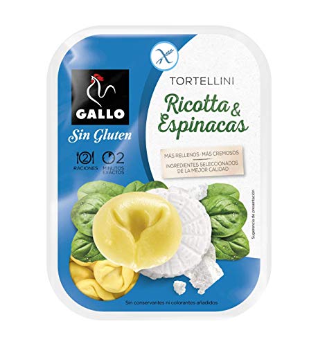 Gallo Pasta Fresca Sin Gluten Ricotta & Espinacas 250 g