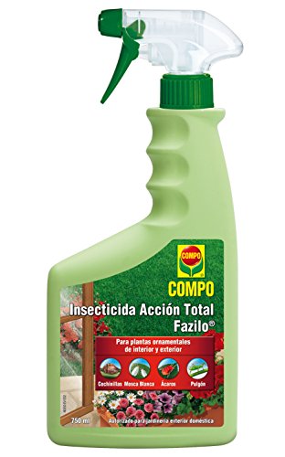 Compo Compo Fazilo Insecticida Acción Total, Para plantas ornamentales de interior y exterior, Envase pulverizador, Multicolor, 750 ml, 1463502011