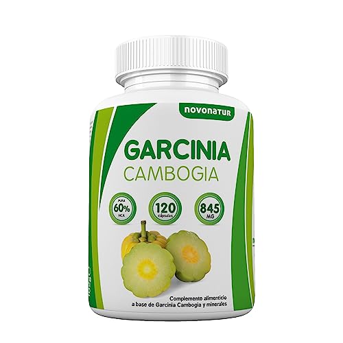Garcinia Cambogia, 100% puro extracto de Garcinia Cambogia al 60% de HCA, 120 capsulas, supresor natural del apetito y quema grasas natural, enriquecido con Zinc y Cromo, favorece la perdida del peso