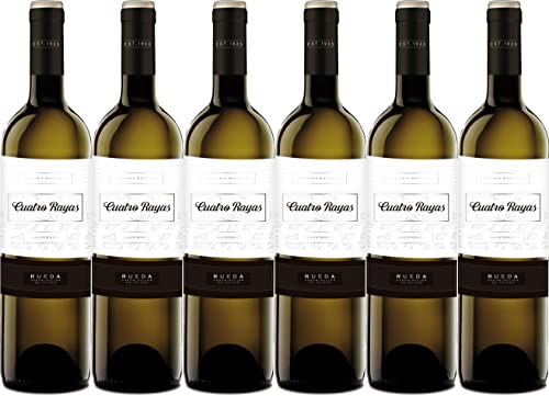 CUATRO RAYAS Sauvignon - Vino Blanco DO Rueda (6 Botellas x 750ml)
