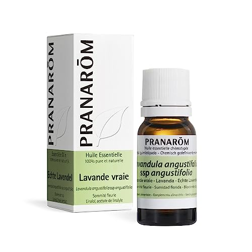 Pranarôm Aceite Esencial de Lavanda 100% Puro y Natural, Ayuda a mantener un equilibrio emocional, 10 ml