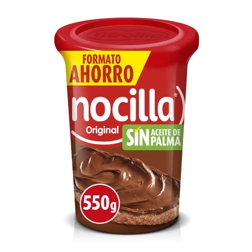 Nocilla Original Crema de Cacao, Sin Aceite de Palma, 550g