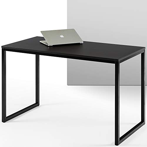 ZINUS Jennifer 119 cm Escritorio para ordenador portátil | Escritorio de estudio para oficina en casa | Montaje sencillo | Estructura metálica | Espresso profundo