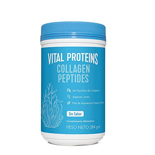 Vital Proteins Colageno en Polvo, Collagen Peptides Criados en Pastos, Colágeno Hidrolizado sin Sabor Ideal para Dietas Paleo, Cetogénica, Whole30, 284g