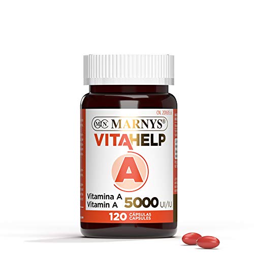 Vitamina A 5000UI, Cáspsulas de Vitamina A, Para 4 Meses, Para la Visión, Inmunidad y la Piel, 120 Perlas, 1 Cápsula Al Día