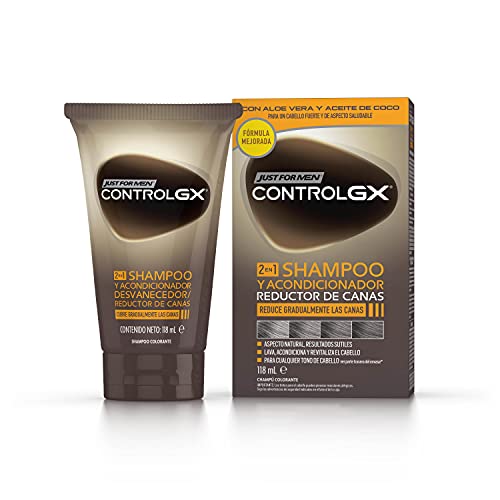 JUST FOR MEN (CONTROL GX) CHAMPU 2 EN 1 118ML. REDUCTOR CANA