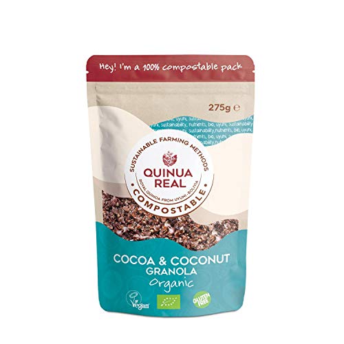 Granola de quinoa real con cacao y coco sin gluten BIO - Quinua Real - 275g