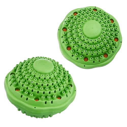 Irisana - Pod para Lavadora - Pack de 2 - Verde - Duración hasta 1000 Lavados - Bola Ecológica para Limpiar sin Detergente ni Suavizante