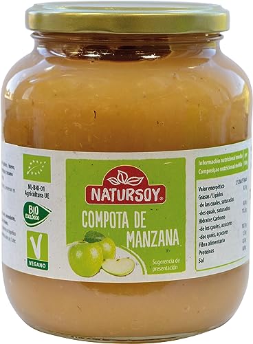 Natursoy Compota de Manzana BIO Ecológico, 720 ml
