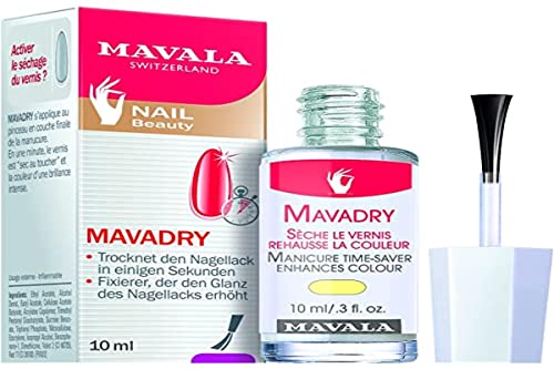 mavala – seca-esmalte, esmalte de uñas de medio de secado lento, se seca el esmalte de uñas y Grammy el color, 10 ml