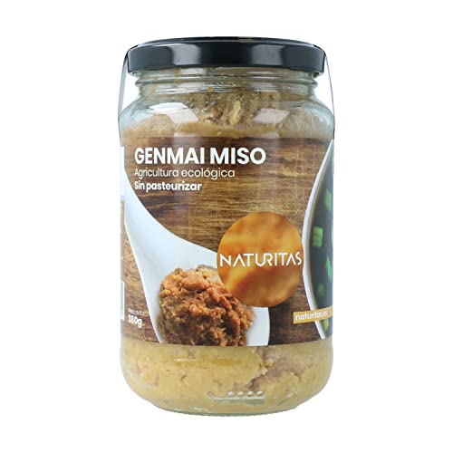 Genmai Miso Sin Pasteurizar bio 380 g Naturitas Essentials | Pasta de miso | Miso japonés | Pasta de soja