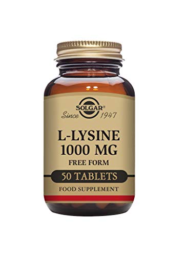 Solgar | L-Lisina 1000 mg | Forma Libre | 50 Comprimidos