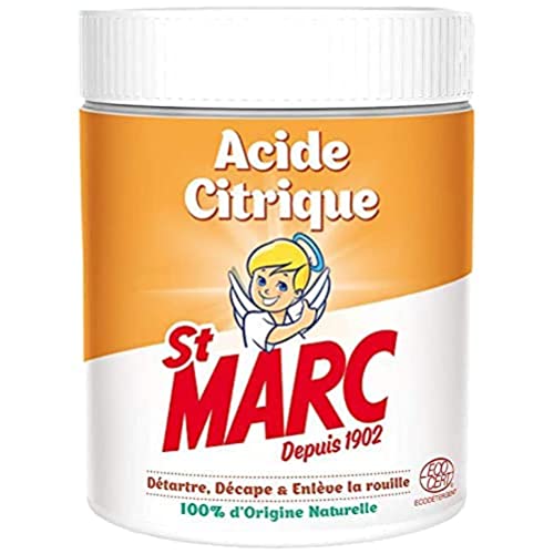 St Marc - Limpador multiusos de ácido cítrico 100% de origem natural, 500 g, 1 unidad
