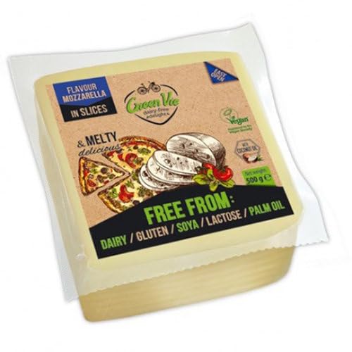GreenVie Queso Mozzarella en Lonchas vegano 500g