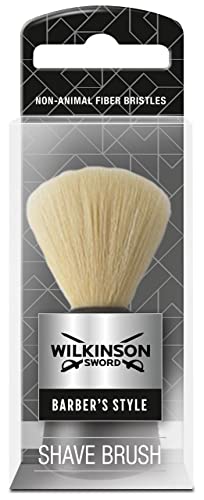 Wilkinson Sword - Brocha de Afeitar Clásica [PREMIUM EDITION] Fabricada con las Cerdas más Finas para Exfoliar la Piel y Ayudar a Levantar y Humedecer la Barba