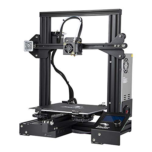 Impresora 3D Creality Ender 3 - Tamaño de impresión de 220 x 220 x 250mm, protección ante cortes de energía y reanudación de impresión Fácil de armar y compatible con múltiples materiales de impresión