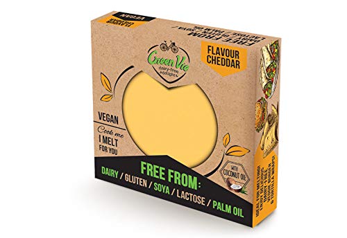 GreenVie Queso Cheddar Bloque vegano 250g (Pack de 2)